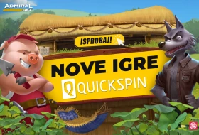 Quickspin slotovi su stigli u Admiralbet!